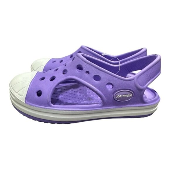 Joe Fresh Kids Purple Clogs Size S (12-13) - Picture 5 of 7